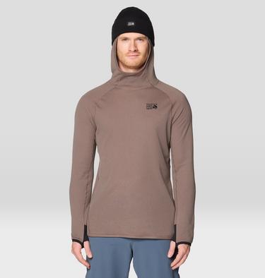 Men's AirMesh Long Sleeve Hoody, Color: Wild Taupe, image 1