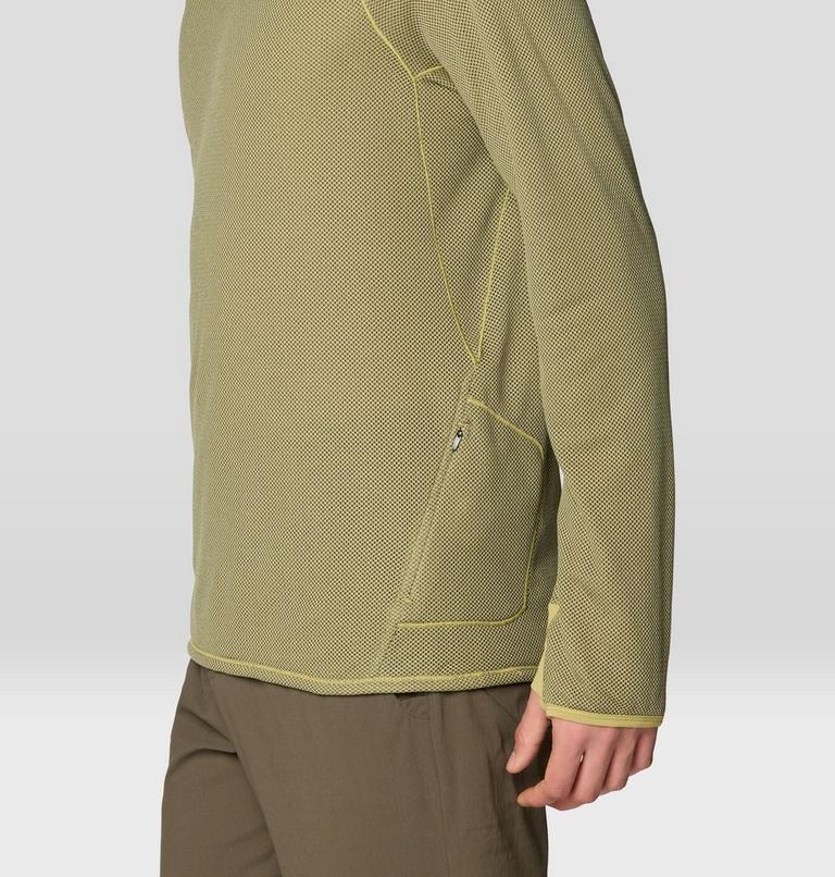 Men's AirMesh Long Sleeve Hoody, Color: Forest Moss, image 5