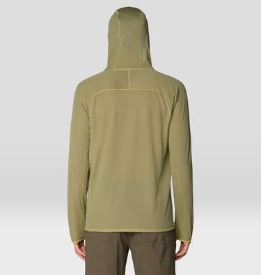 Men's AirMesh Long Sleeve Hoody, Color: Forest Moss, image 6