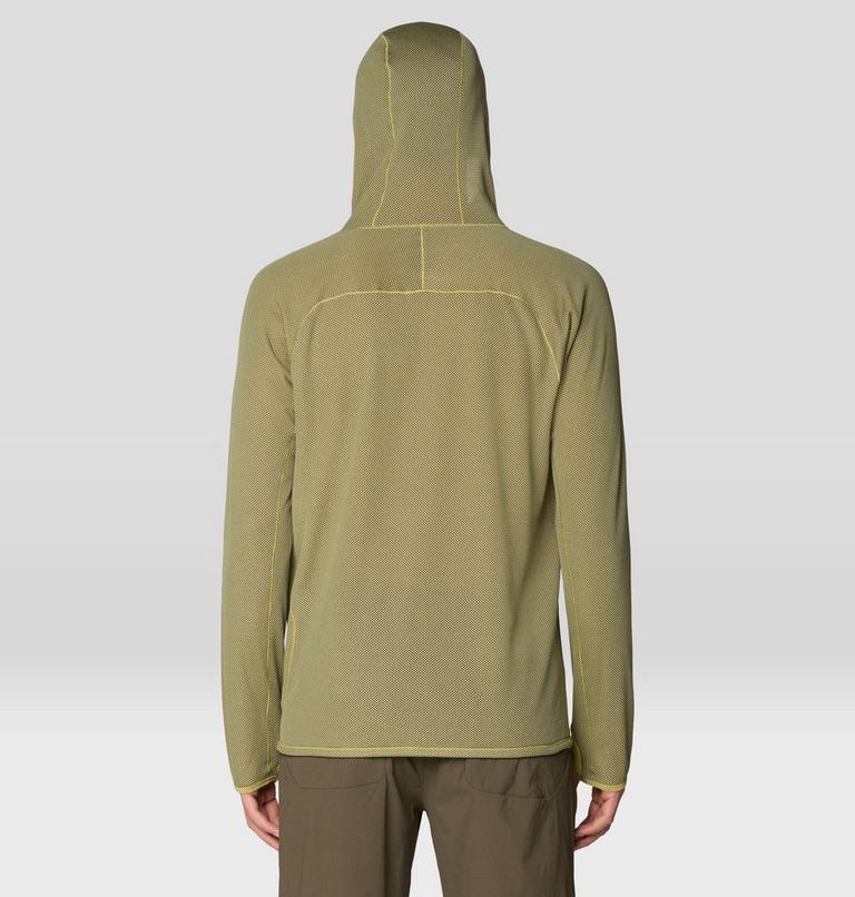 Men's AirMesh Long Sleeve Hoody, Color: Forest Moss, image 2