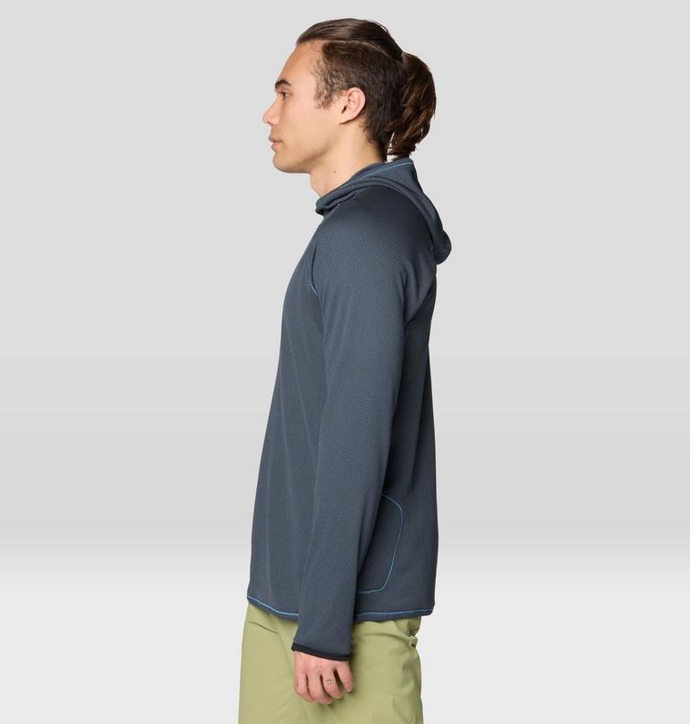 Airmesh Long Sleeve Hoody | 430 | L, Color: Moon Blue, image 3