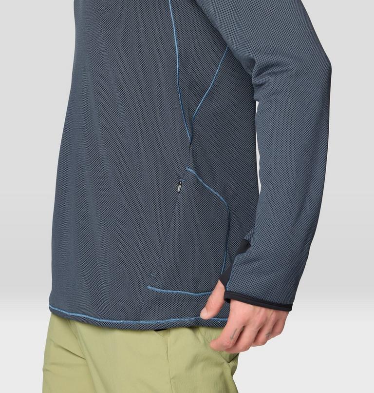 Airmesh Long Sleeve Hoody | 430 | L, Color: Moon Blue, image 5