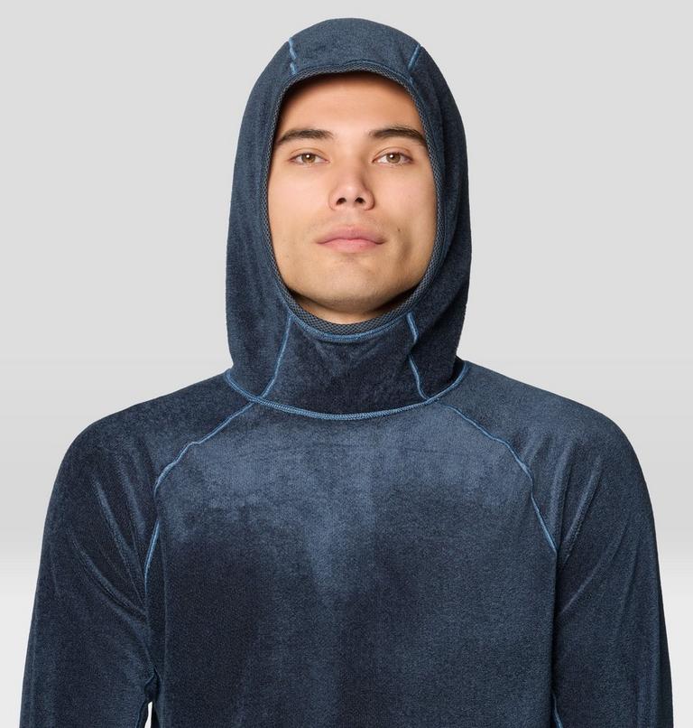 Airmesh Long Sleeve Hoody | 430 | L, Color: Moon Blue, image 7