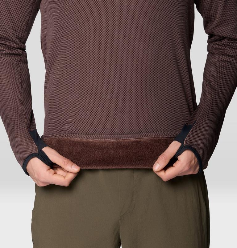 Men's Airmesh Long Sleeve, Color: Carob, image 6