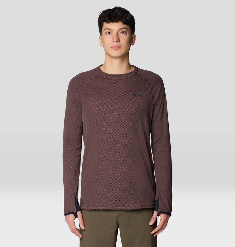 Men's Airmesh Long Sleeve, Color: Carob, image 1