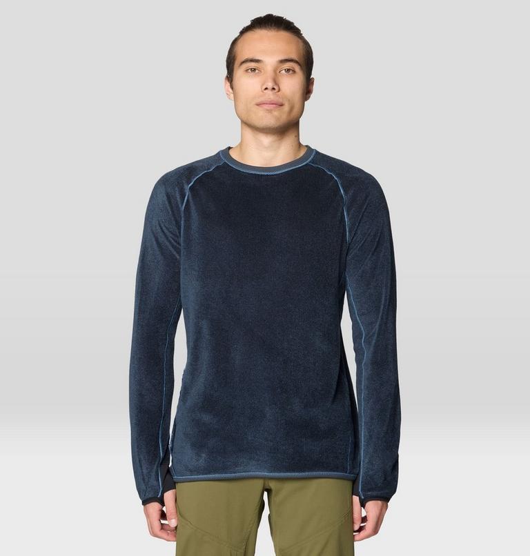 Men's AirMesh Long Sleeve, Color: Moon Blue, image 7