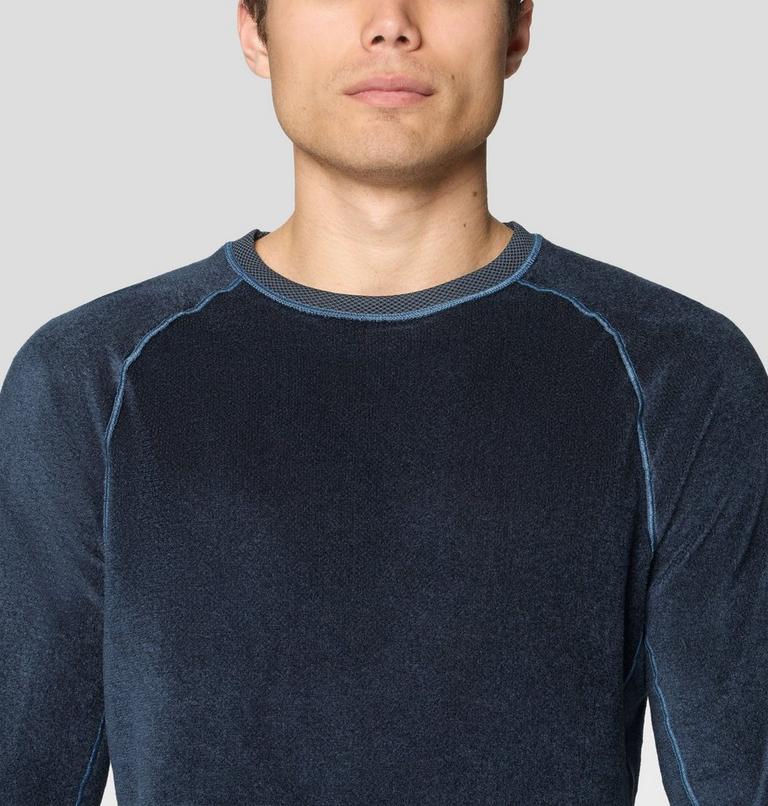 Men's AirMesh Long Sleeve, Color: Moon Blue, image 8