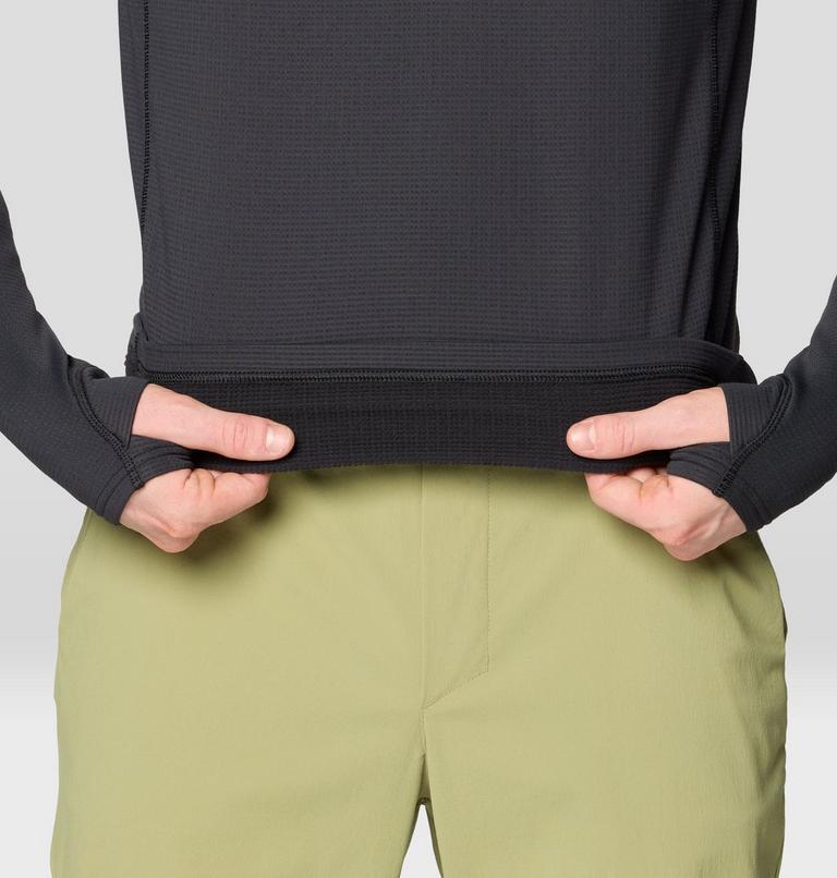 Men's Crater Lake Heavyweight Half Zip, Color: Black, image 6