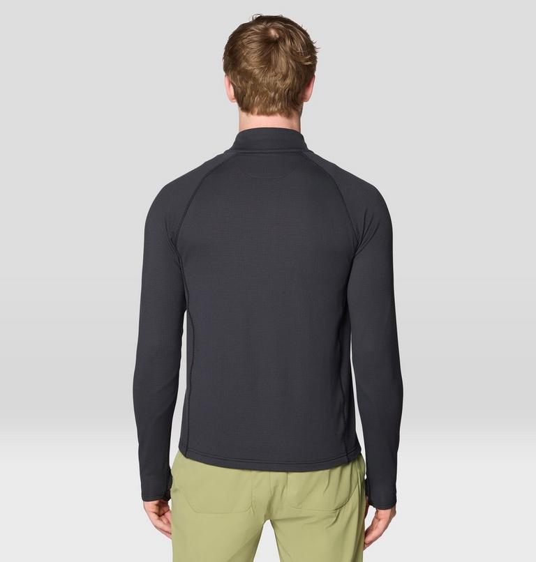 Men's Crater Lake Heavyweight Half Zip, Color: Black, image 3