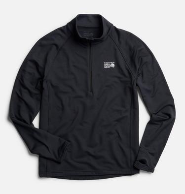 Men's Crater Lake Heavyweight Half Zip, Color: Black, image 6