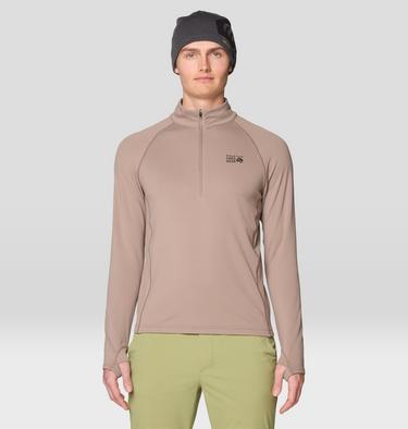 Men's Crater Lake Heavyweight Half Zip, Color: Wild Taupe, image 1
