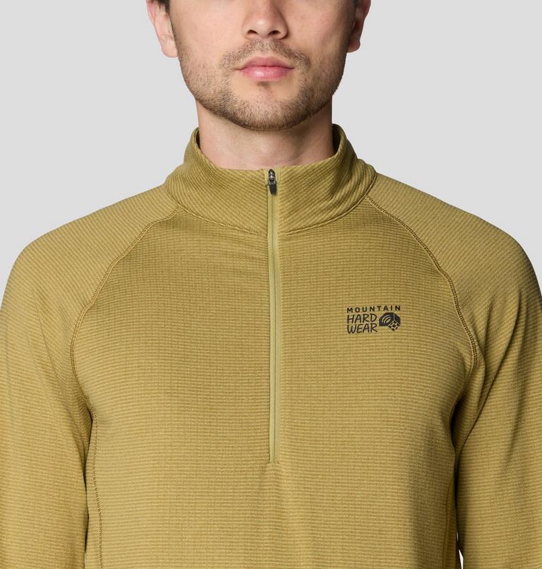 Men's Crater Lake Heavyweight Half Zip, Color: Grassland, image 5