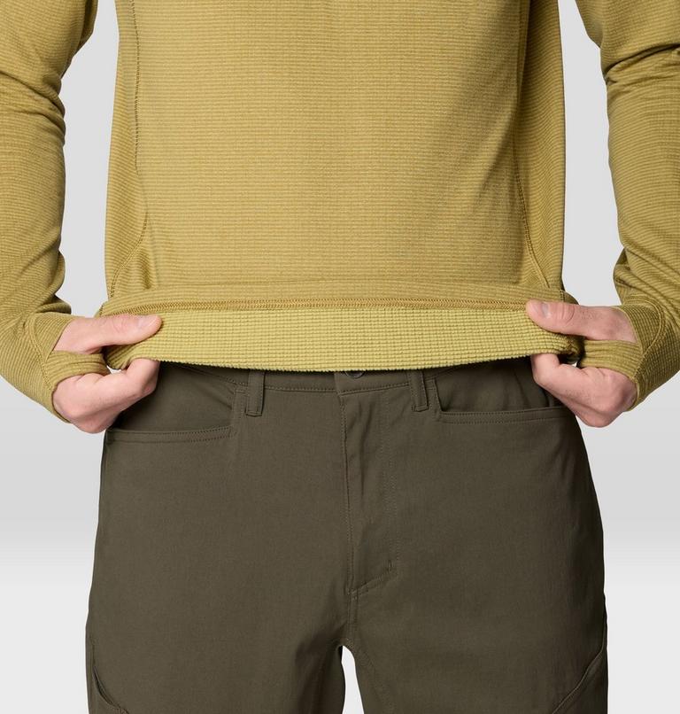 Men's Crater Lake Heavyweight Half Zip, Color: Grassland, image 6