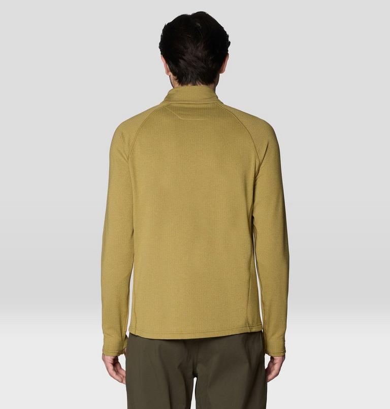 Men's Crater Lake Heavyweight Half Zip, Color: Grassland, image 3