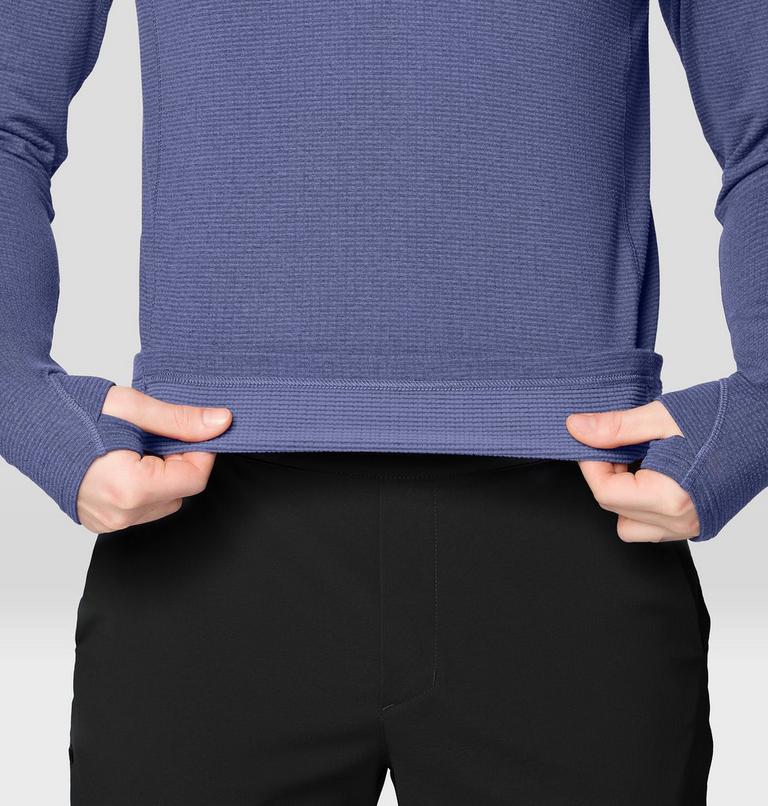 Men's Crater Lake Heavyweight Half Zip, Color: Lapis Dusk, Avid, image 6