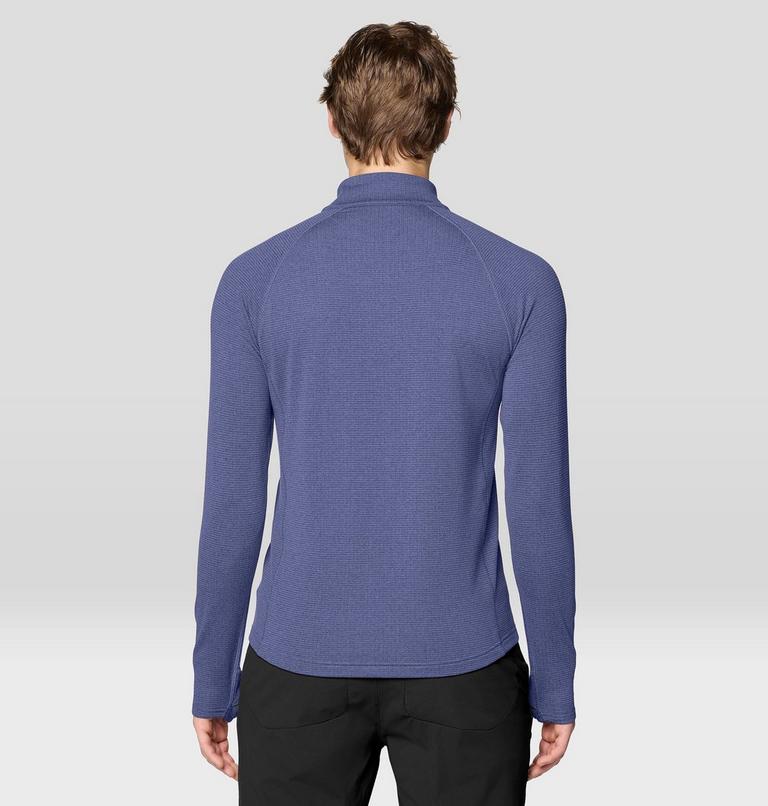 Men's Crater Lake Heavyweight Half Zip, Color: Lapis Dusk, Avid, image 3