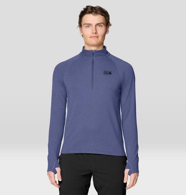 Men's Crater Lake Heavyweight Half Zip, Color: Lapis Dusk, Avid, image 7