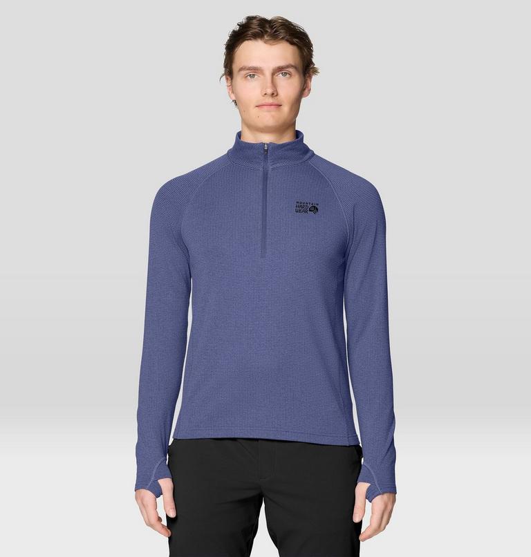 Men's Crater Lake Heavyweight Half Zip, Color: Lapis Dusk, Avid, image 1