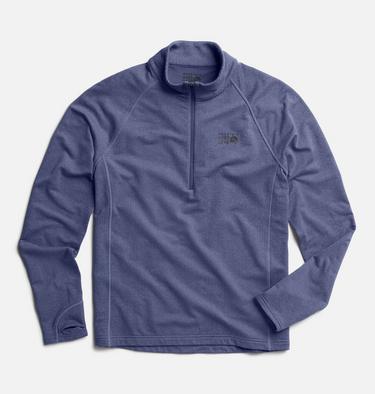 Men's Crater Lake Heavyweight Half Zip, Color: Lapis Dusk, Avid, image 8