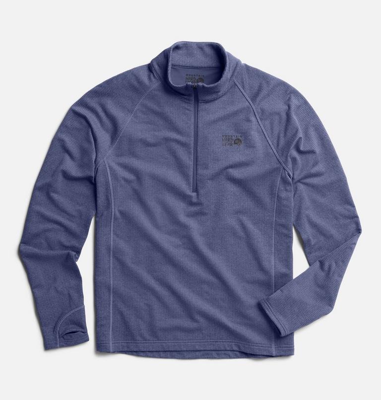 Men's Crater Lake Heavyweight Half Zip, Color: Lapis Dusk, Avid, image 2