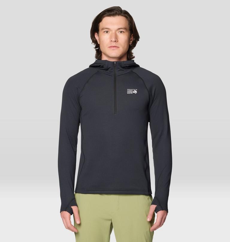 Men's Crater Lake Heavyweight Half Zip Hoody, Color: Black, image 5