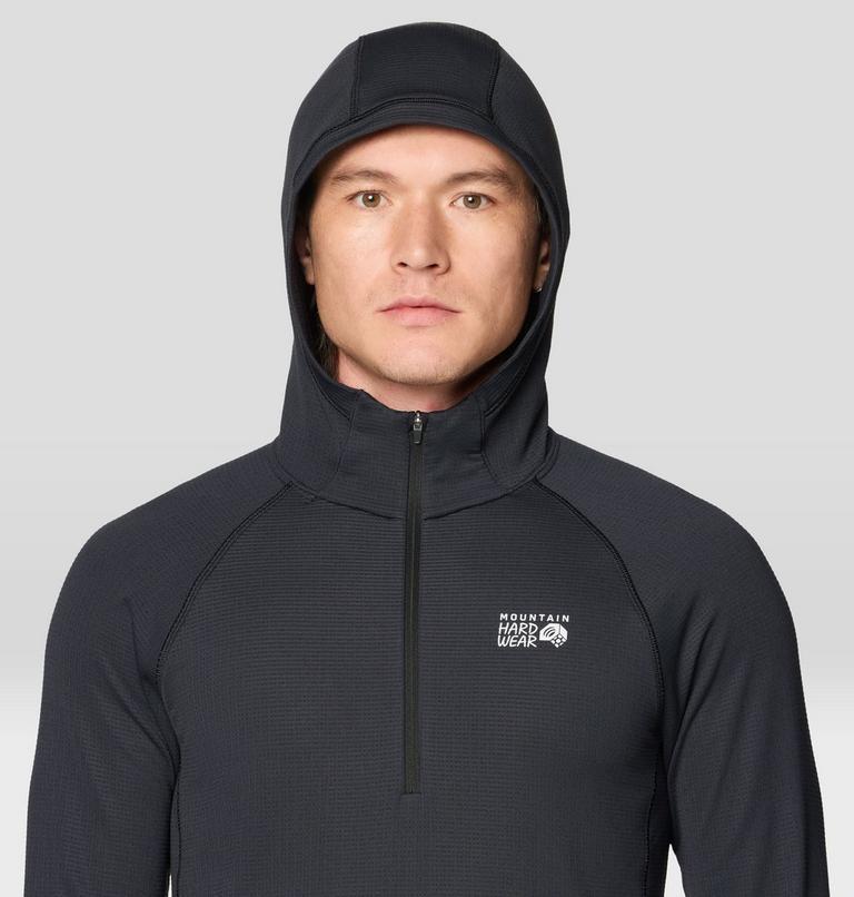 Men's Crater Lake Heavyweight Half Zip Hoody, Color: Black, image 6