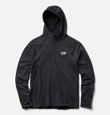 Men's Crater Lake Heavyweight Half Zip Hoody, Color: Black, image 4