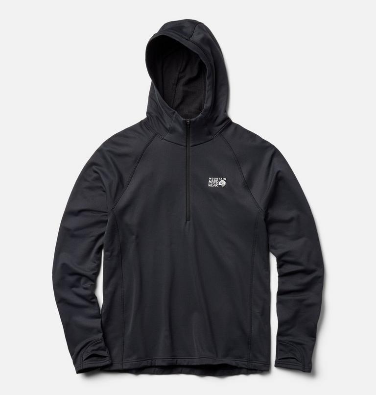 Men's Crater Lake Heavyweight Half Zip Hoody, Color: Black, image 2