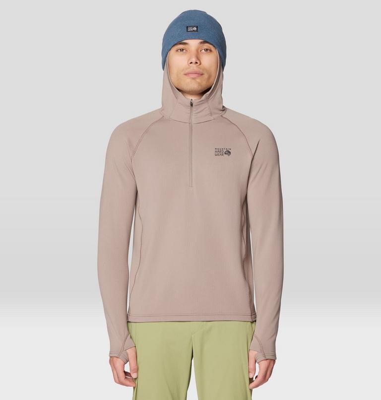 Crater Lake Heavyweight Half Zip Hoody | 244 | S, Color: Wild Taupe, image 5