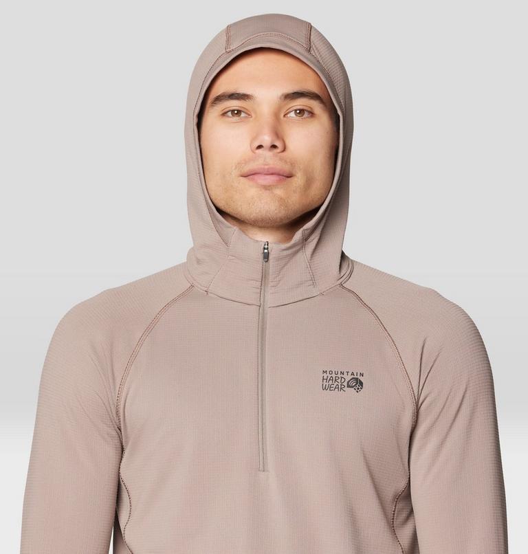 Crater Lake Heavyweight Half Zip Hoody | 244 | S, Color: Wild Taupe, image 6