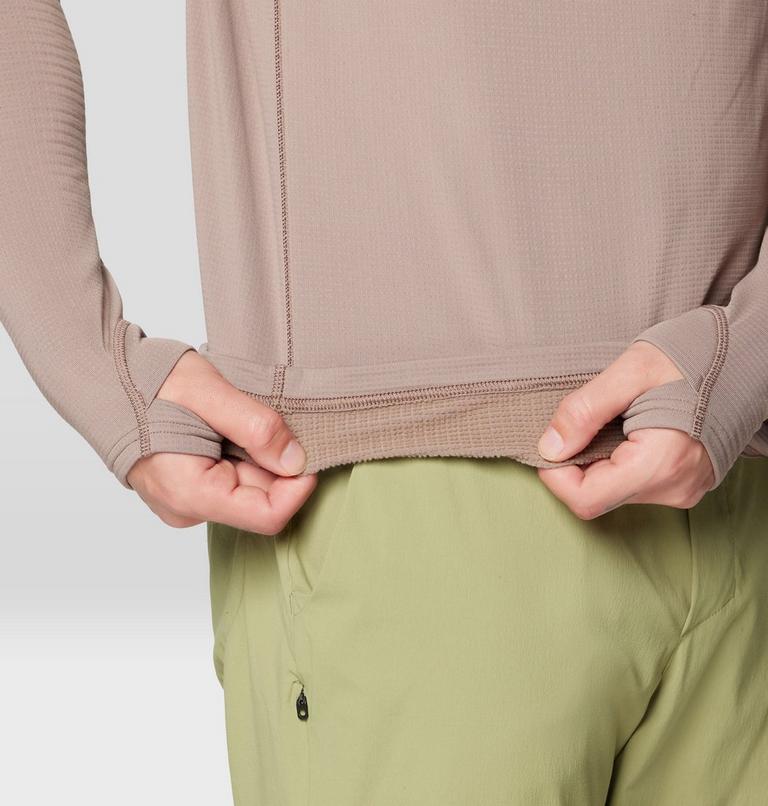 Crater Lake Heavyweight Half Zip Hoody | 244 | S, Color: Wild Taupe, image 7