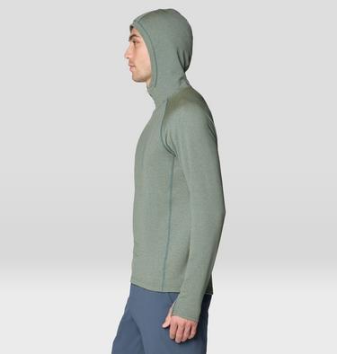 Men's Crater Lake Heavyweight Half Zip Hoody, Color: Forest Moss, Berry Blue, image 16