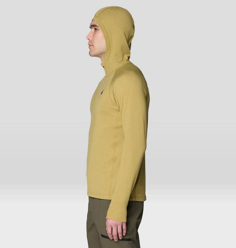 Men's Crater Lake Heavyweight Half Zip Hoody, Color: Grassland, image 3