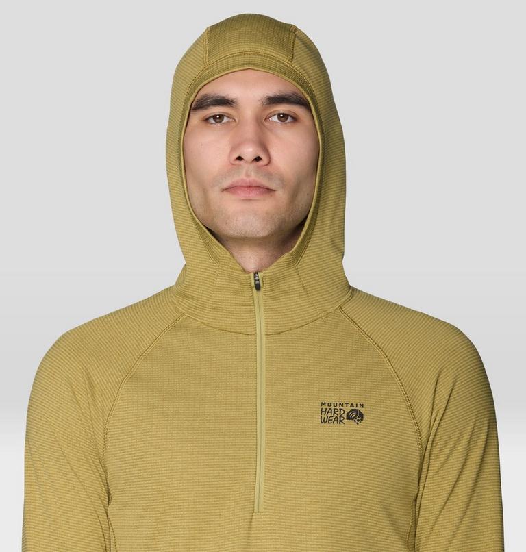 Men's Crater Lake Heavyweight Half Zip Hoody, Color: Grassland, image 5
