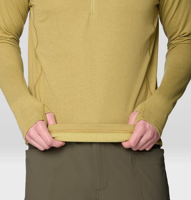Men's Crater Lake Heavyweight Half Zip Hoody, Color: Grassland, image 6