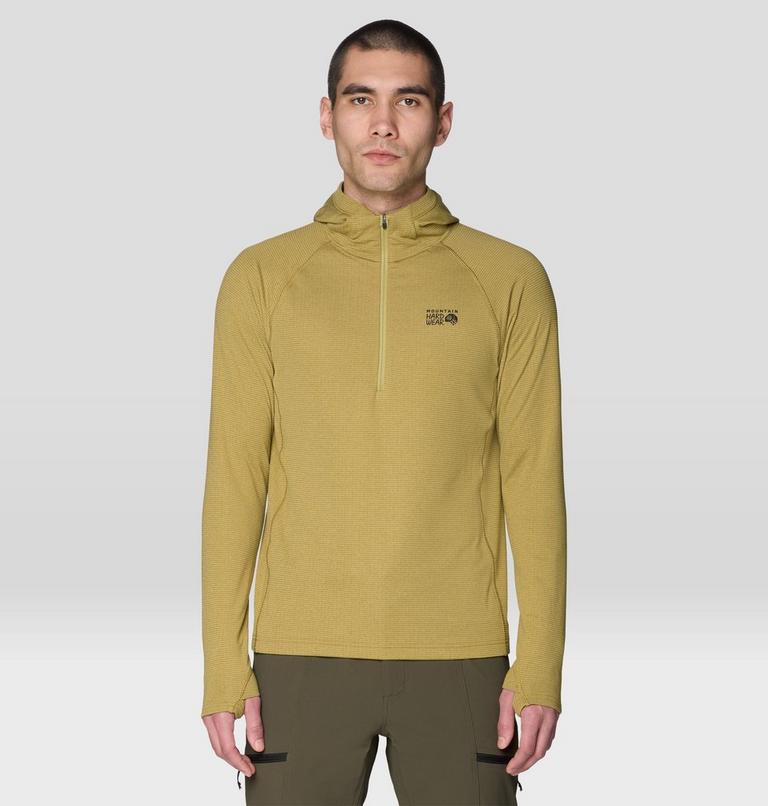 Men's Crater Lake Heavyweight Half Zip Hoody, Color: Grassland, image 1