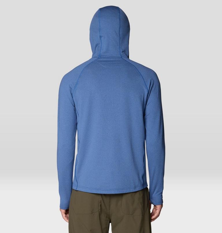 Men's Crater Lake Heavyweight Half Zip Hoody, Color: Berry Blue, Apex Blue, image 2