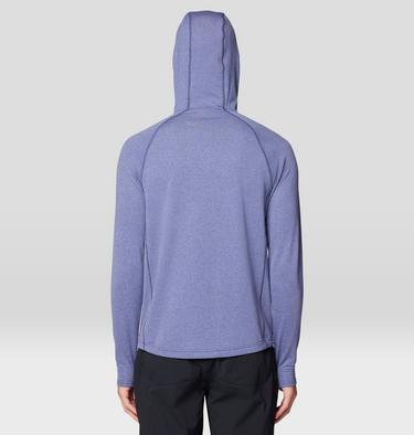 Men's Crater Lake Heavyweight Half Zip Hoody, Color: Lapis Dusk, Avid, image 3