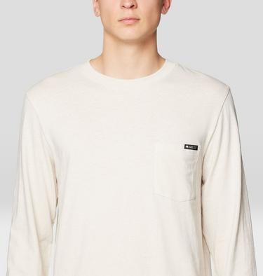 Men's On Edge Long Sleeve, Color: Stone, image 8