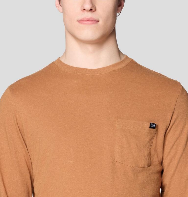 Men's On Edge Long Sleeve, Color: Copper Clay, image 4
