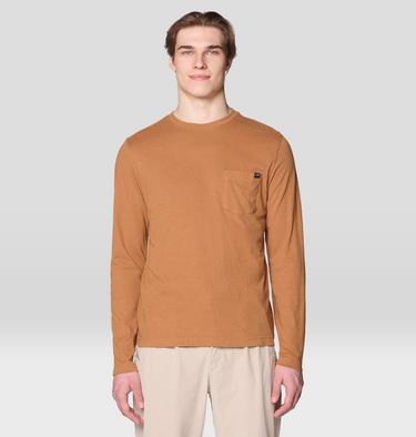 Men's On Edge Long Sleeve, Color: Copper Clay, image 1