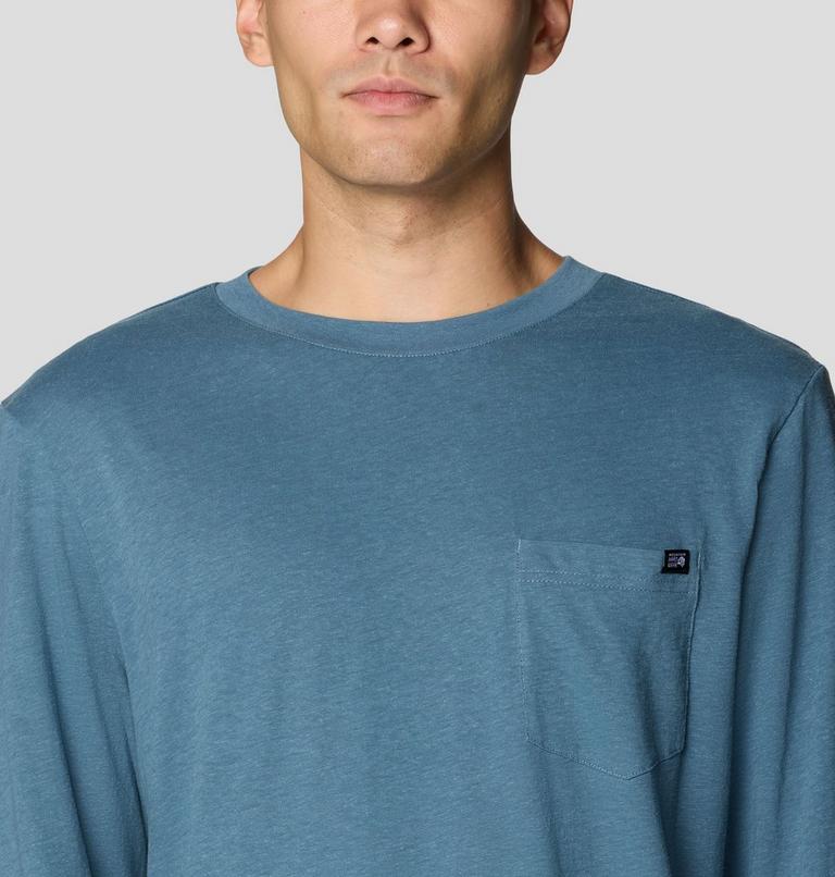 Men's On Edge Long Sleeve, Color: Adriatic Blue, image 5