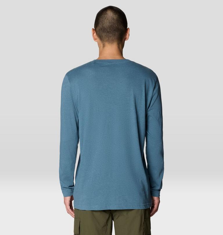 Men's On Edge Long Sleeve, Color: Adriatic Blue, image 2