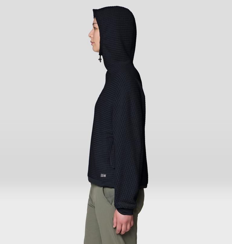 Women's Summit Grid Big Grid Hoody, Color: Black, image 3