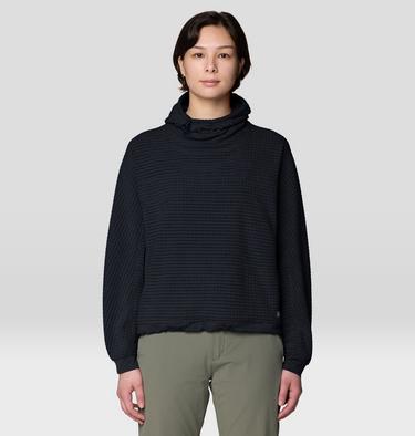 Women's Summit Grid Big Grid Hoody, Color: Black, image 3