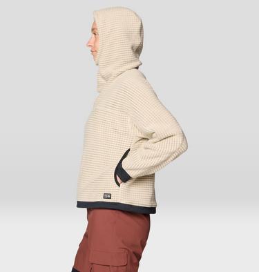 Women's Summit Grid Big Grid Hoody, Color: Fossil, image 16