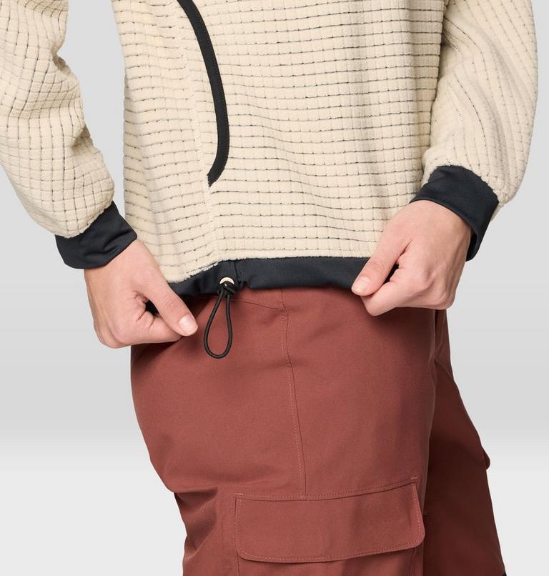 Women's Summit Grid Big Grid Hoody, Color: Fossil, image 7