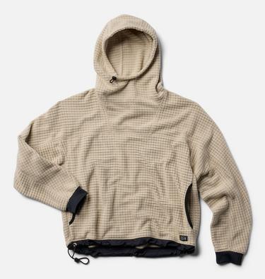 Women's Summit Grid Big Grid Hoody, Color: Fossil, image 14