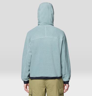 Women's Summit Grid Big Grid Hoody, Color: Blue Sage, image 3