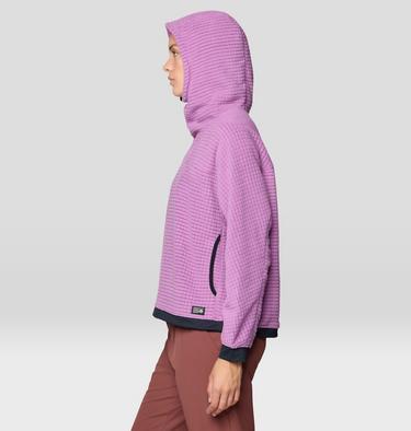 Women's Summit Grid Big Grid Hoody, Color: Lilac Glow, image 8
